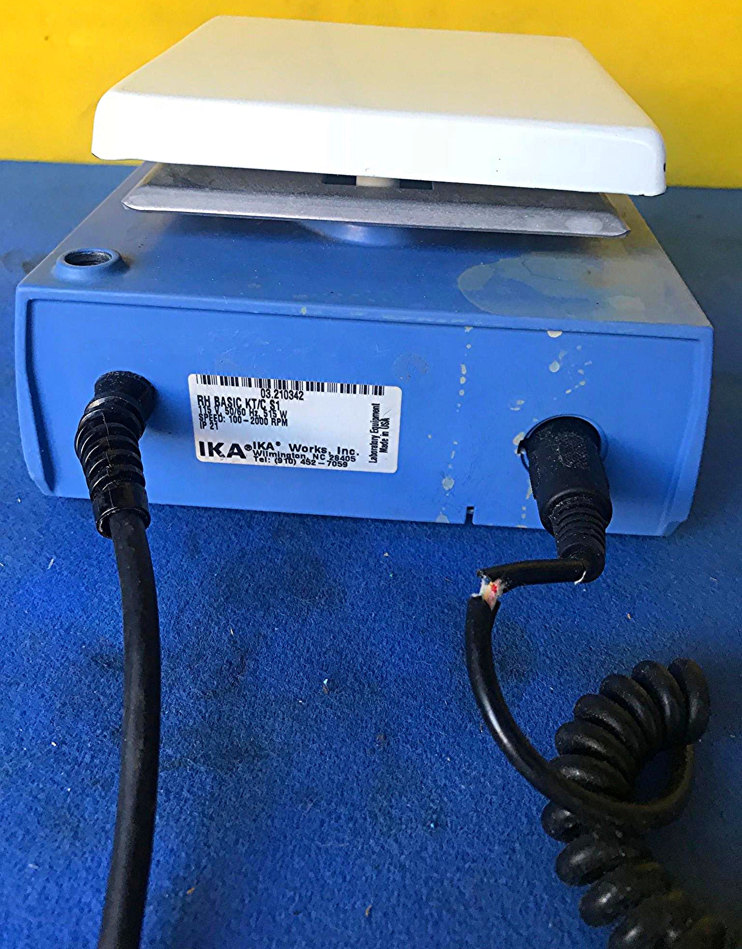 IKA ETS-D5 & RH BASIC KT / C HOT PLATE MAGNETIC STIRRER WATCH VIDEO FREE SHIP