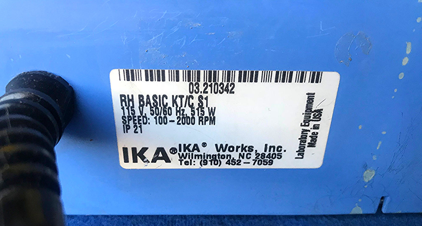 IKA ETS-D5 & RH BASIC KT / C HOT PLATE MAGNETIC STIRRER WATCH VIDEO FREE SHIP