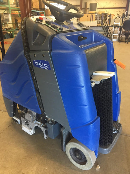 CHARIOT iEXTRACT WALK BEHIND CARPET SCRUBBER with CHARGER WATCH VIDEO FREE SHIP