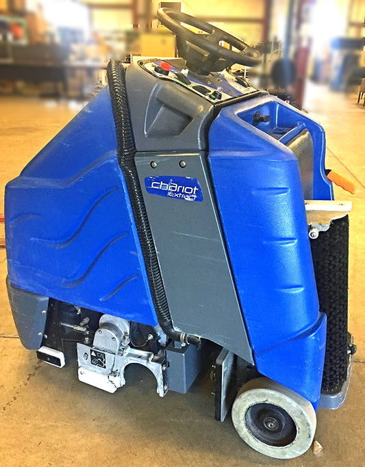CHARIOT iEXTRACT WALK BEHIND CARPET SCRUBBER with CHARGER WATCH VIDEO FREE SHIP