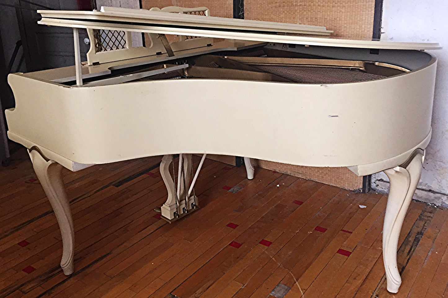 CHICKERING BABY GRAND PIANO & STOOL 56"wide x 65"deep PerfectCondition FREESHIP
