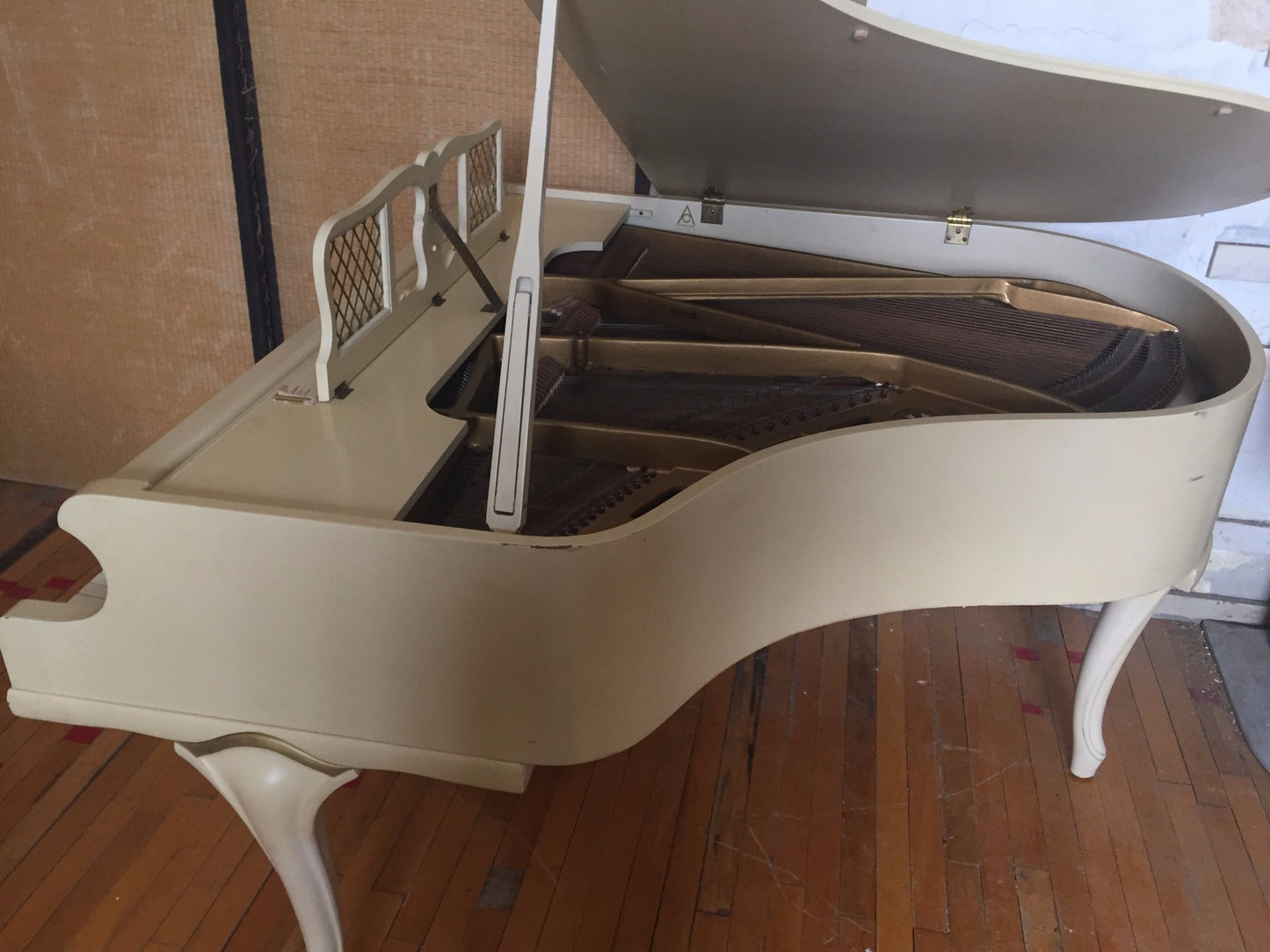 CHICKERING BABY GRAND PIANO & STOOL 56"wide x 65"deep PerfectCondition FREESHIP