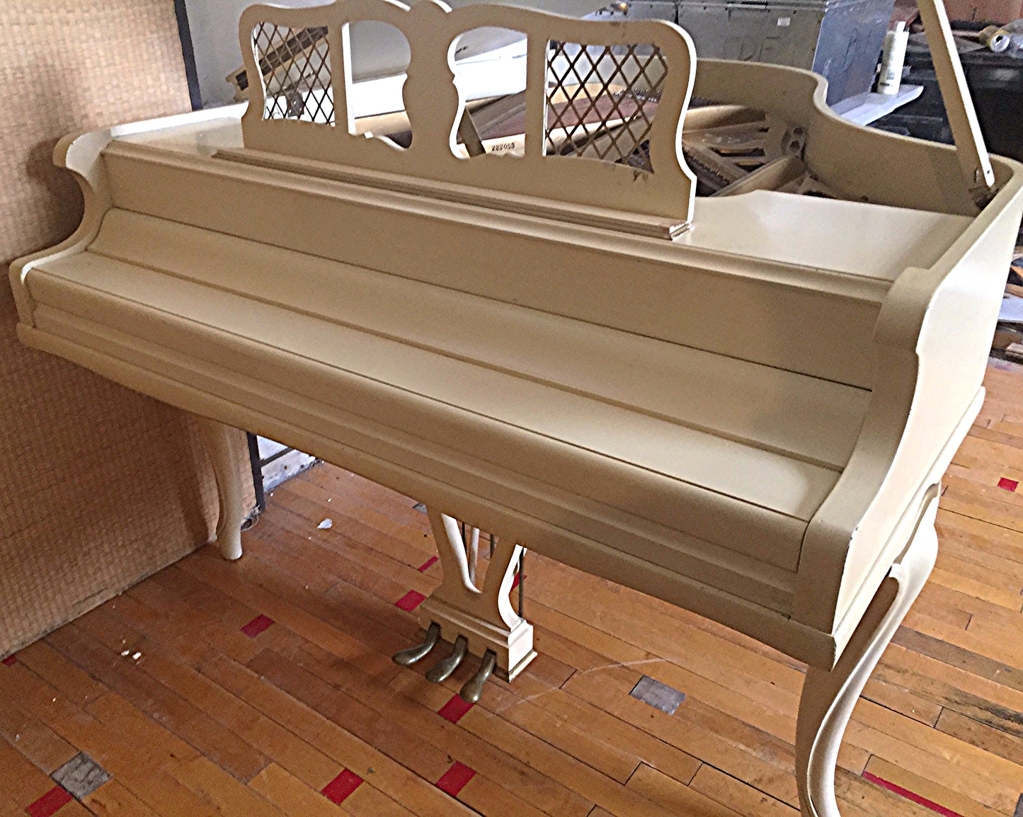 CHICKERING BABY GRAND PIANO & STOOL 56"wide x 65"deep PerfectCondition FREESHIP