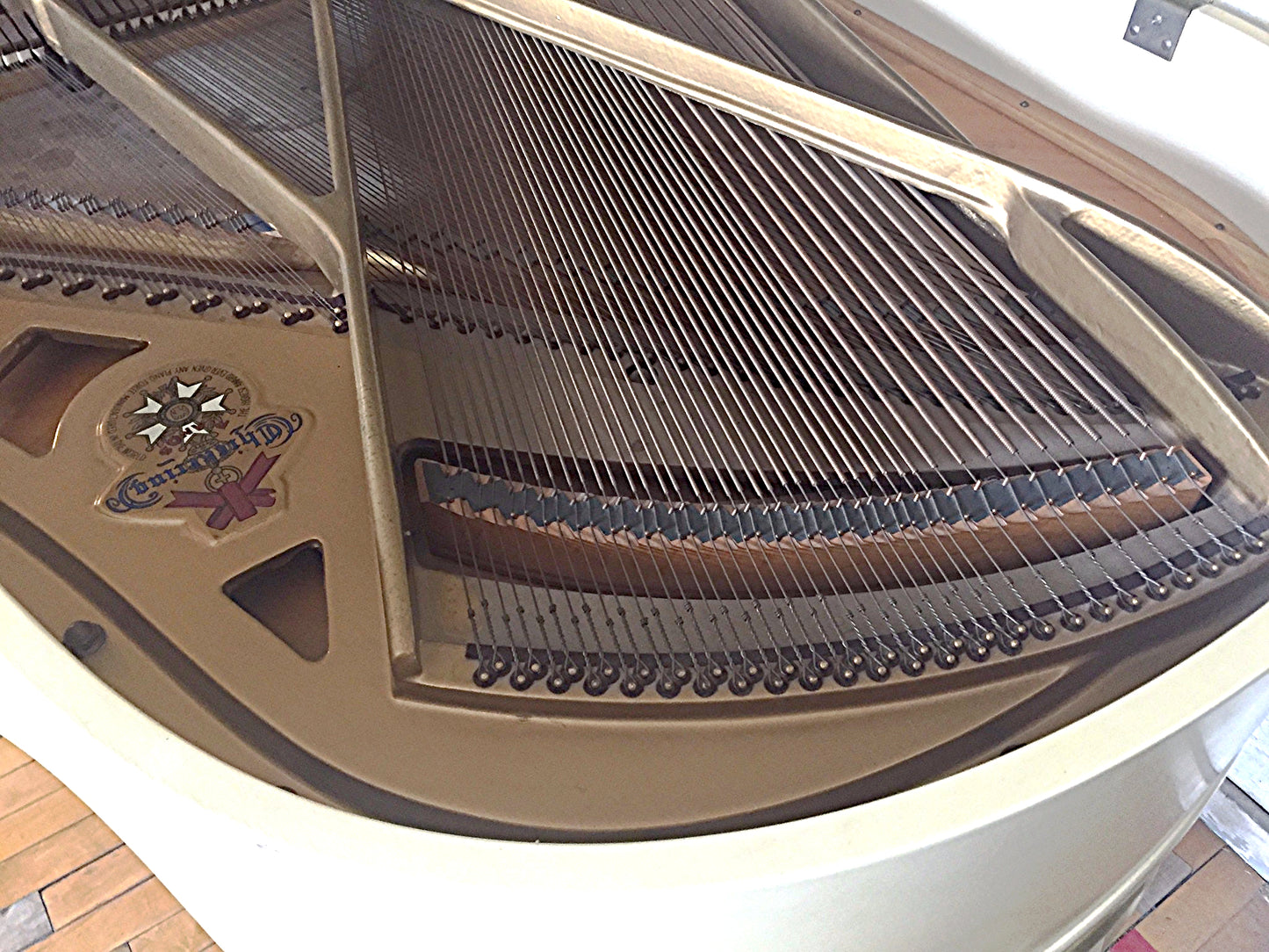 CHICKERING BABY GRAND PIANO & STOOL 56"wide x 65"deep PerfectCondition FREESHIP