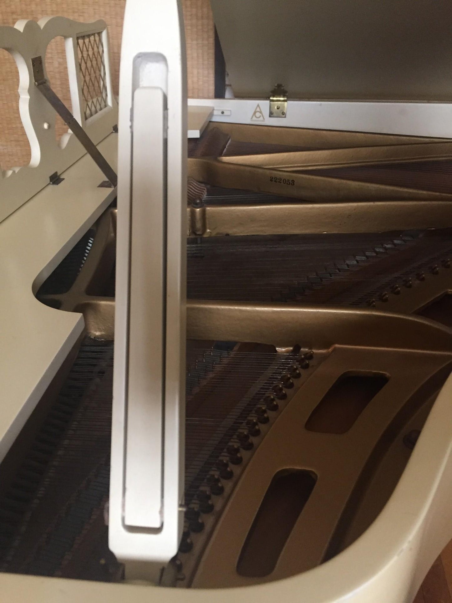 CHICKERING BABY GRAND PIANO & STOOL 56"wide x 65"deep PerfectCondition FREESHIP