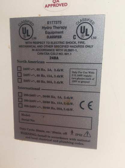 HYDROTONE THERMAL 3l CAPSULE SPRAY STEAM VICHY COLOR HYDRO THERAPY TUB FREE SHIP