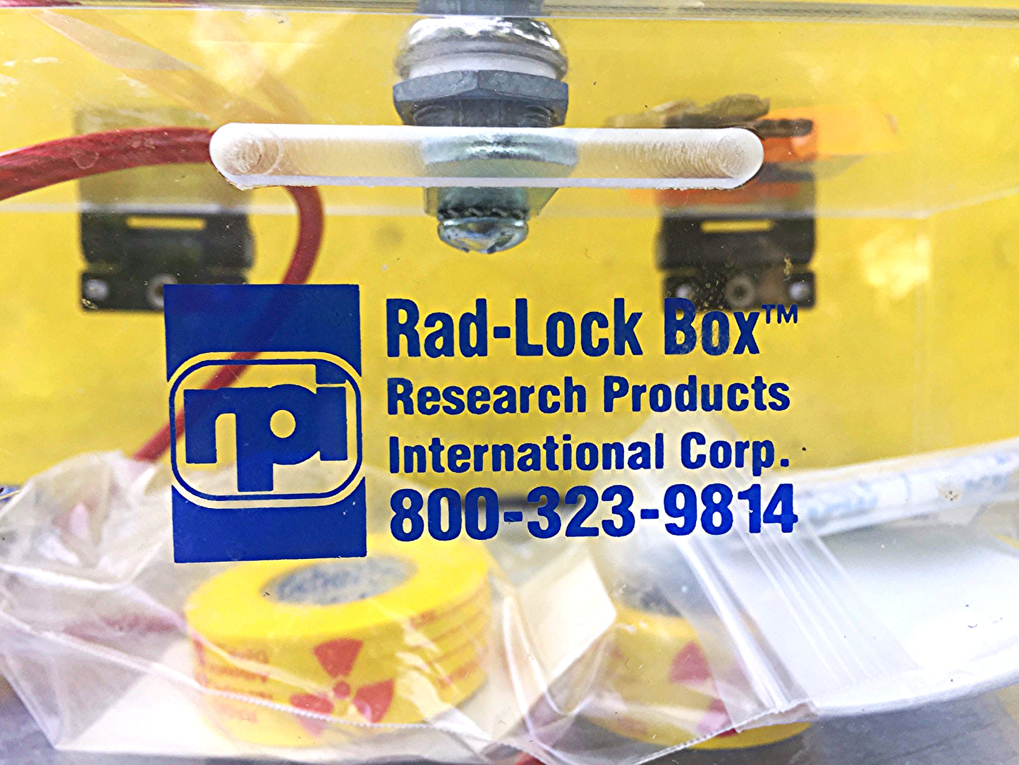RPI RADIATION PROTECTION RAD-LOCK BOX tm 11x7x5" PLUS EXTRAS DENTAL FREE SHIP