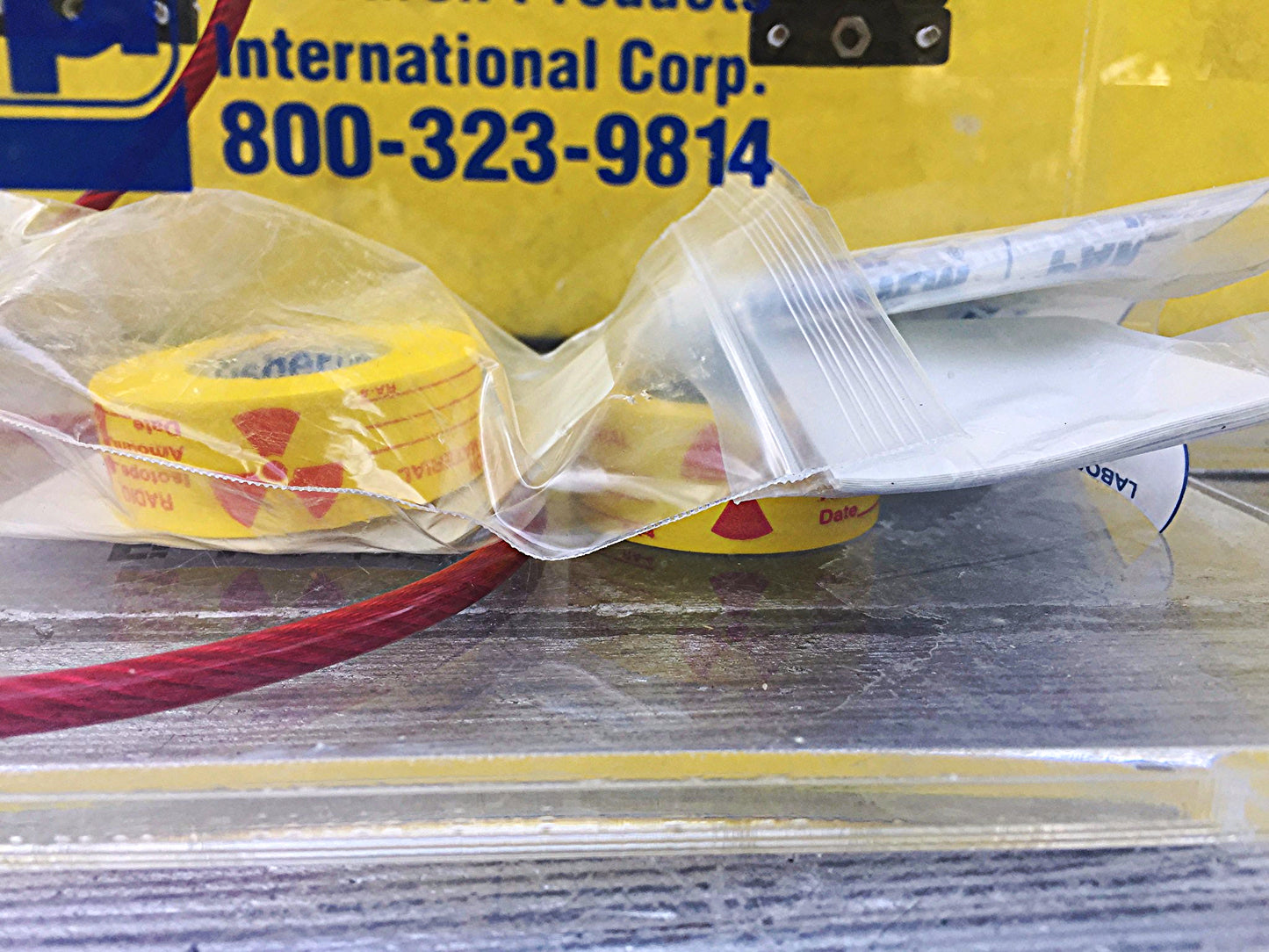 RPI RADIATION PROTECTION RAD-LOCK BOX tm 11x7x5" PLUS EXTRAS DENTAL FREE SHIP