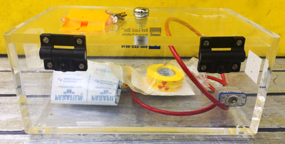 RPI RADIATION PROTECTION RAD-LOCK BOX tm 11x7x5" PLUS EXTRAS DENTAL FREE SHIP