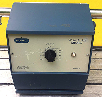 BURRELL MODEL 75 WRIST ACTION LAB SHAKER MIXER STIRRER SIMETHICONE WATCHVIDEO