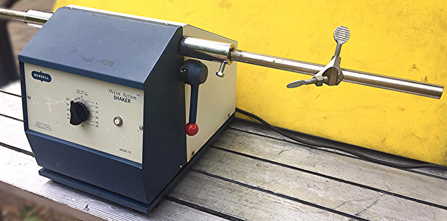 BURRELL MODEL 75 WRIST ACTION LAB SHAKER MIXER STIRRER SIMETHICONE WATCHVIDEO