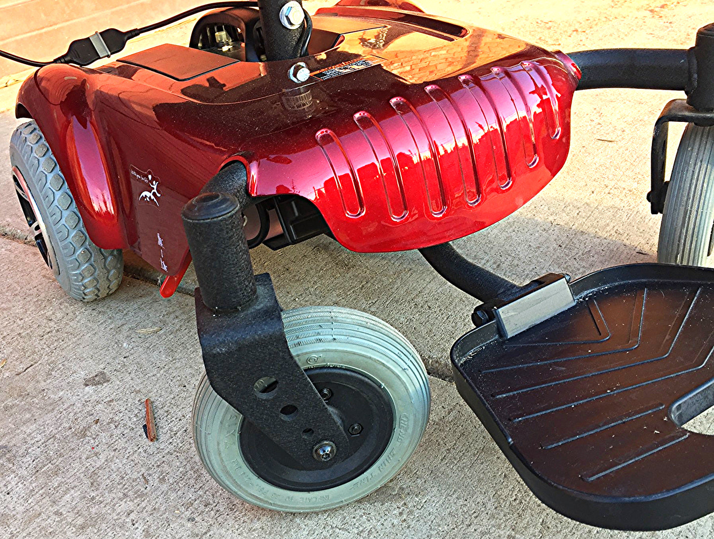 MERITS P320 RED LIGHT POWER WHEELCHAIR BRAND NEW BATTERIES WATCH VIDEO FREE SHIP