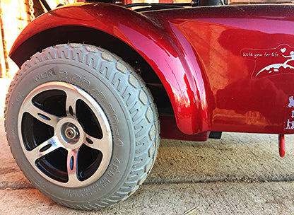 MERITS P320 RED LIGHT POWER WHEELCHAIR BRAND NEW BATTERIES WATCH VIDEO FREE SHIP