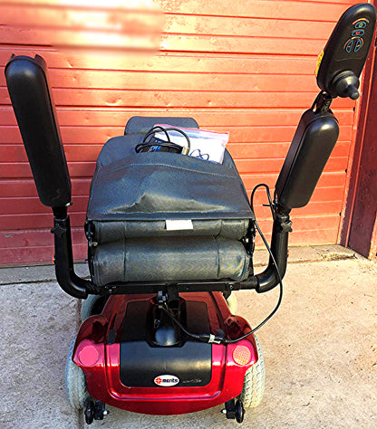 MERITS P320 RED LIGHT POWER WHEELCHAIR BRAND NEW BATTERIES WATCH VIDEO FREE SHIP