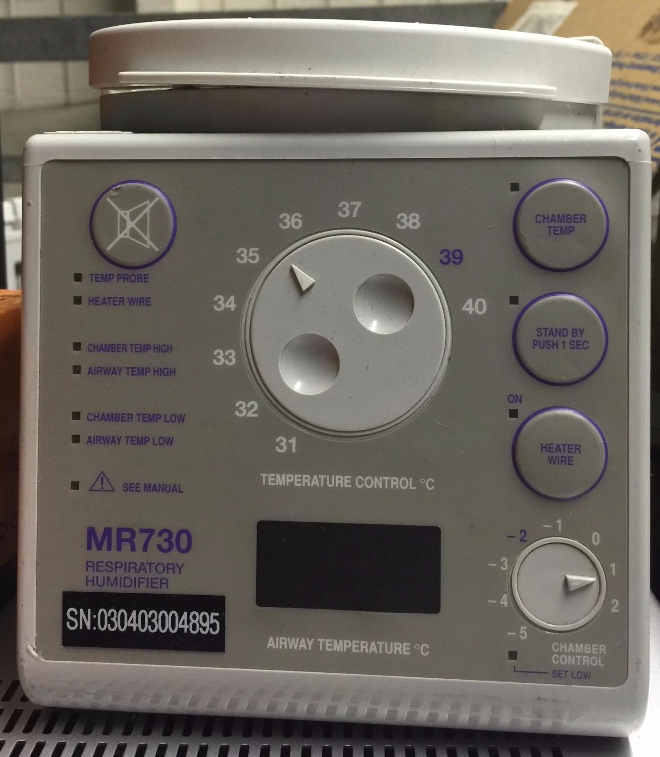 FISHER & PAYKEL MR730 MR 730 HEATED WIRE RESPIRATORY HUMIDIFIER