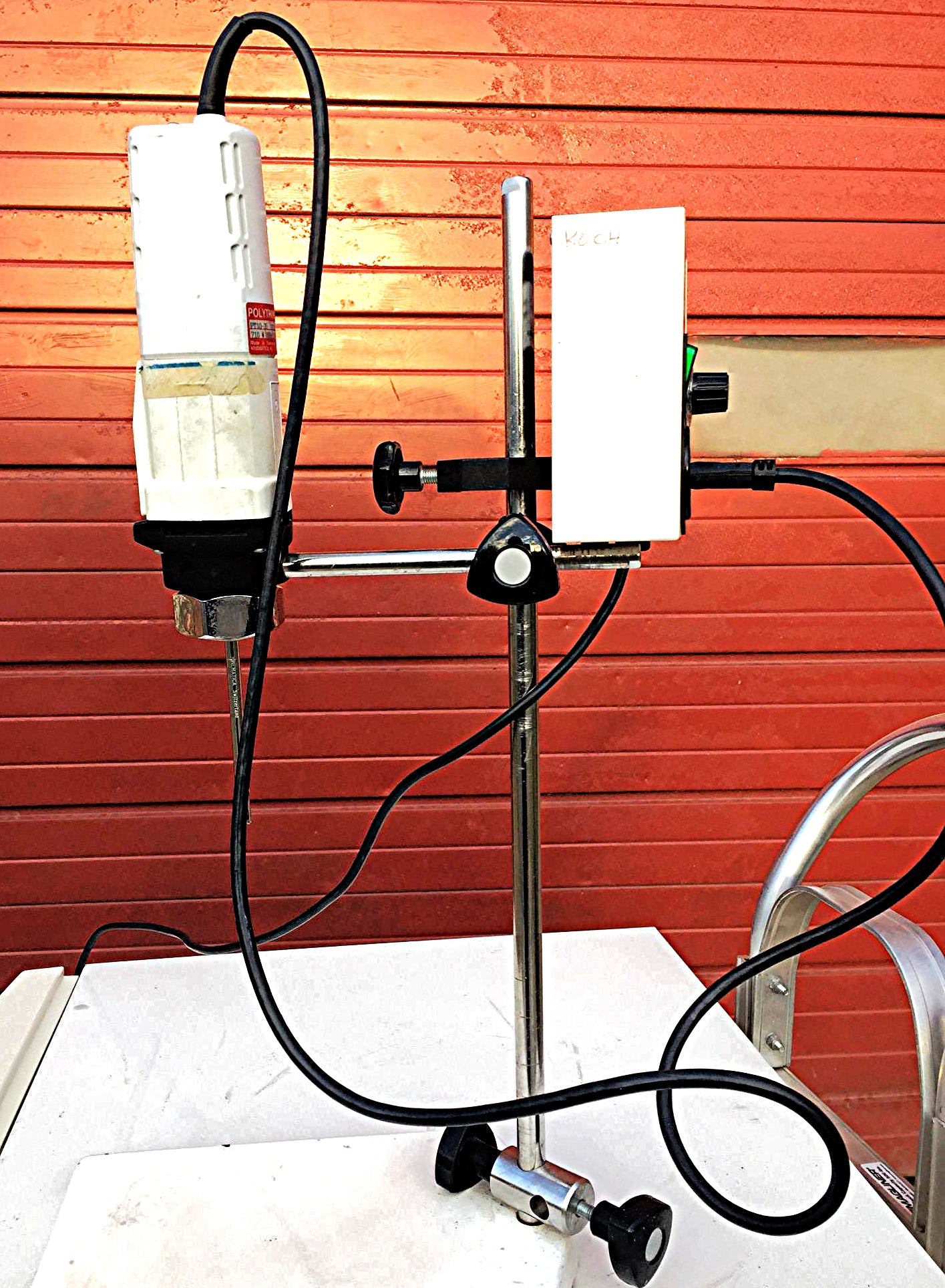 KINEMATICA POLYTRON PT10-35 PCU-11 HOMOGENIZER ROTATOR PTA7 w/ STAND WATCH VIDEO