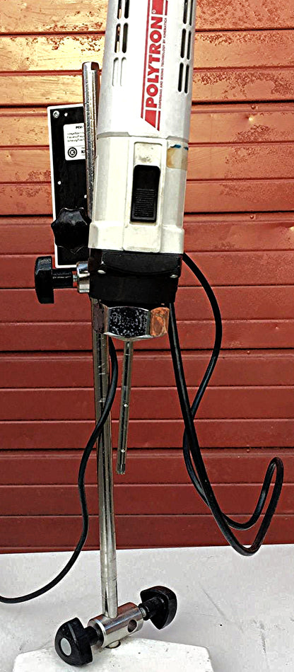 KINEMATICA POLYTRON PT10-35 PCU-11 HOMOGENIZER ROTATOR PTA7 w/ STAND WATCH VIDEO