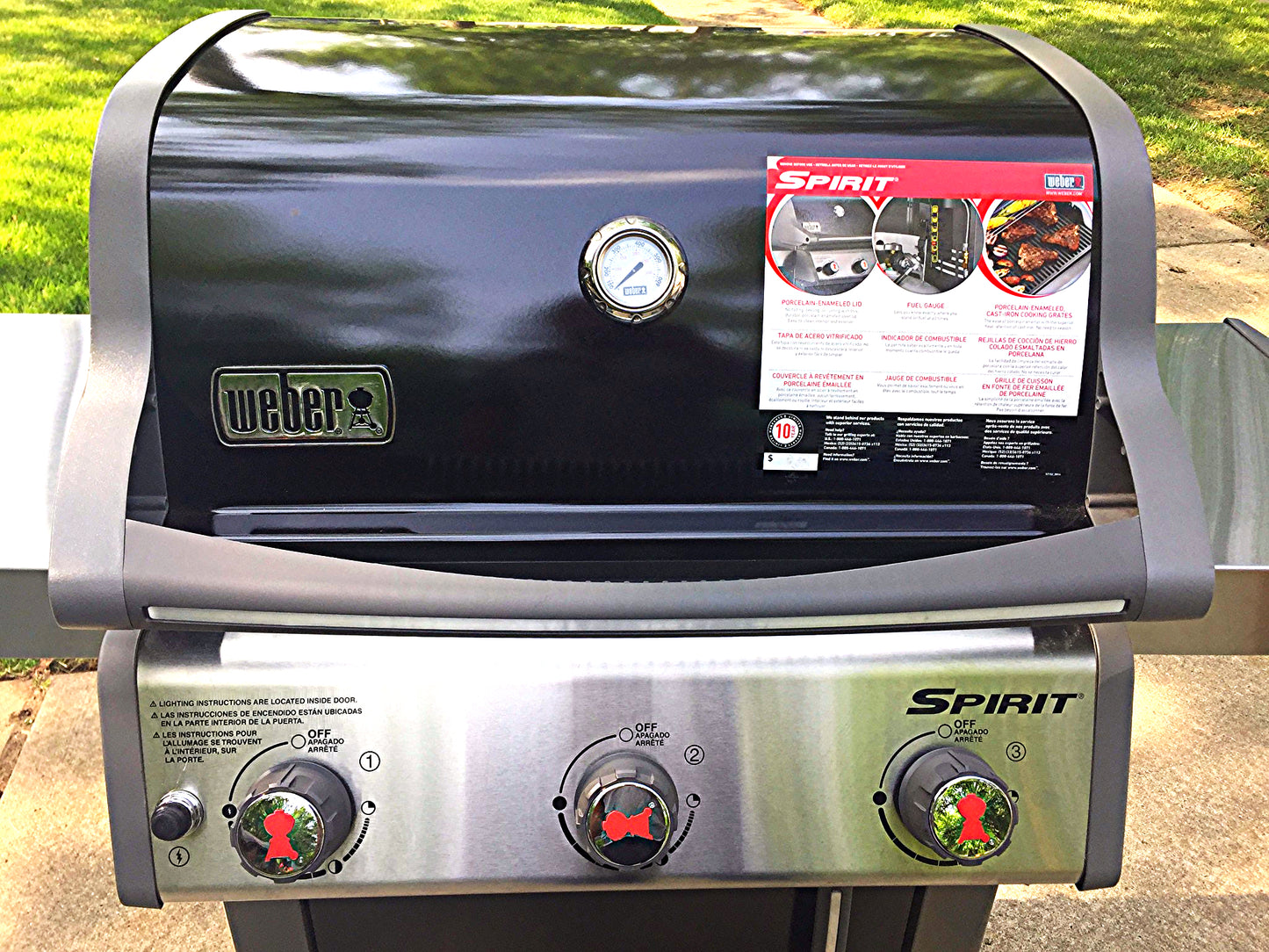 BRAND NEW WEBER SPIRIT E-310 NATURAL GAS GRILL & MANUAL WATCH VIDEO
