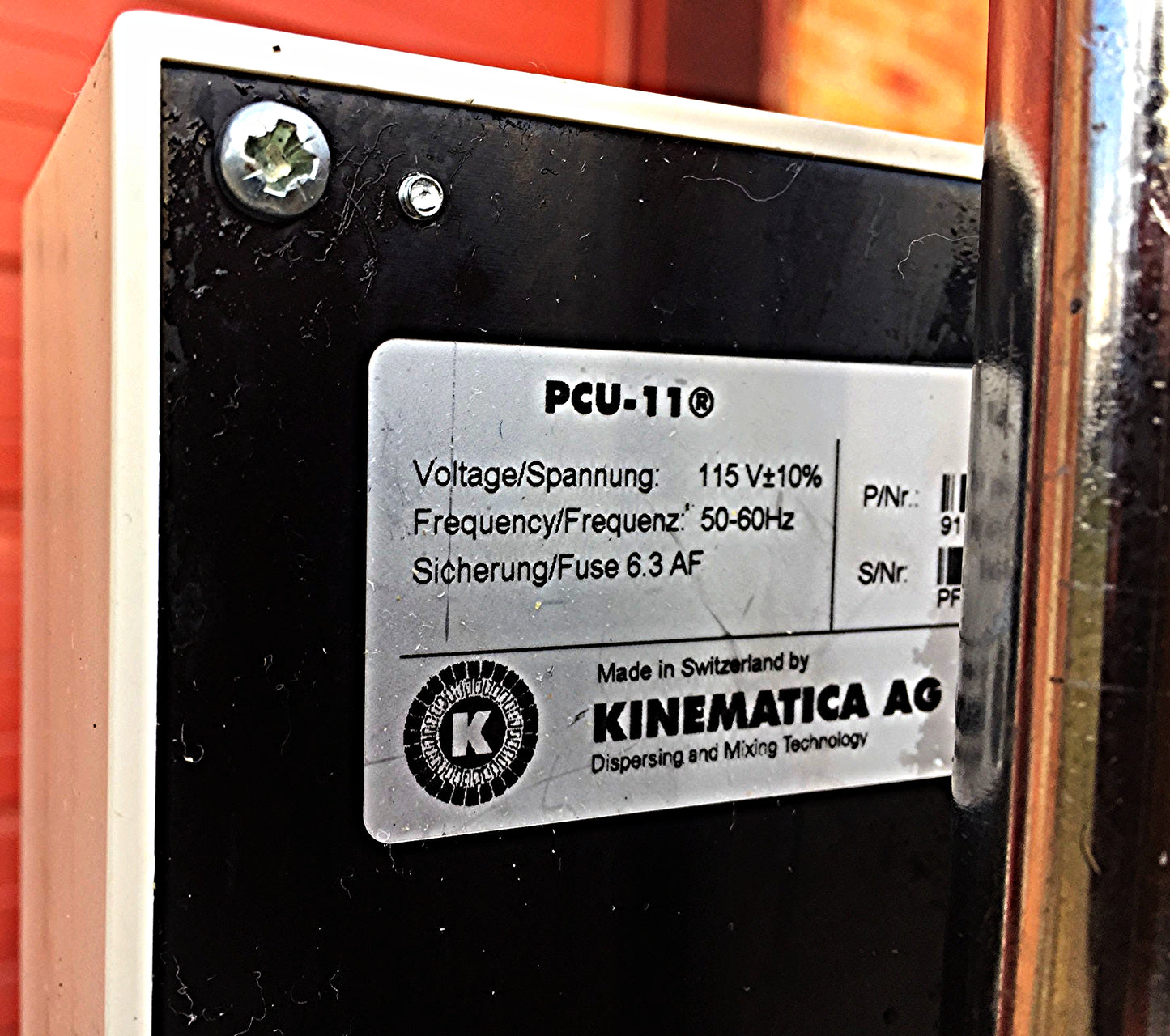 KINEMATICA POLYTRON PT10-35 PCU-11 HOMOGENIZER ROTATOR PTA7 w/ STAND WATCH VIDEO