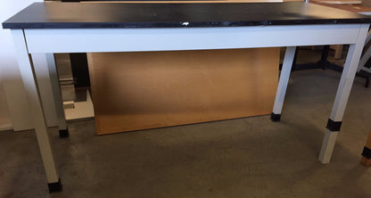 HAMILTON METAL BLACK SLAB LAB TABLE 72" x 30" x 30" Plus 3 DRAWERS FREE SHIPPING