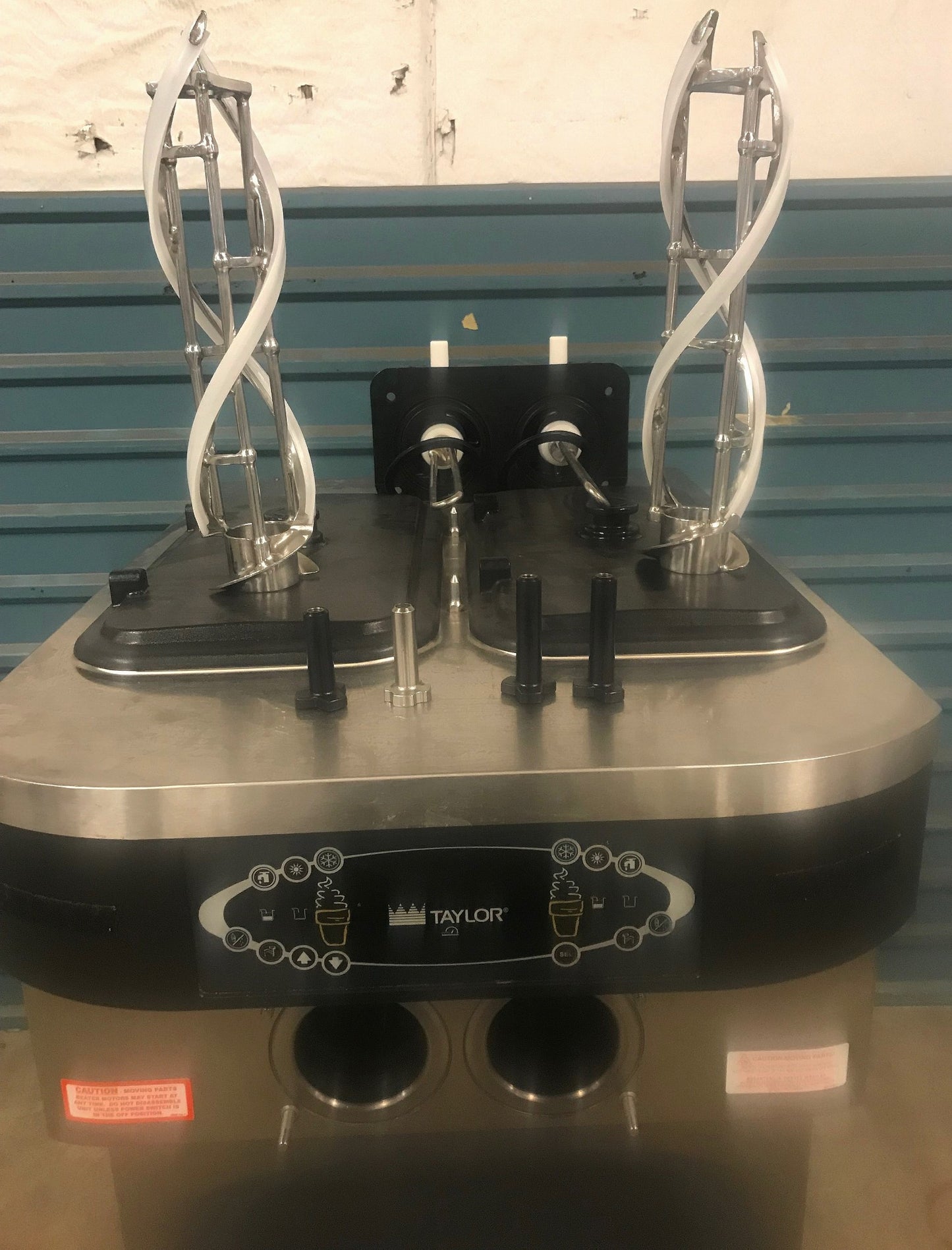 TAYLOR CROWN C717‑33 YOGURT ICE CREAM SHAKE SOFT FREEZER WHEELS MANUAL FREE SHIP