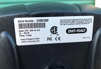 MJ RESEARCH BIO RAD CFD-3240 CHROMO4 ALPHA BLOCK ASSEMBLY FLUORESCENCE DETECTOR