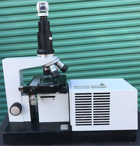 COMPLETE LEITZ® Neo-PROMAR PROJECTION MICROSCOPE WORKS GREAT WATCHVIDEO FREESHIP