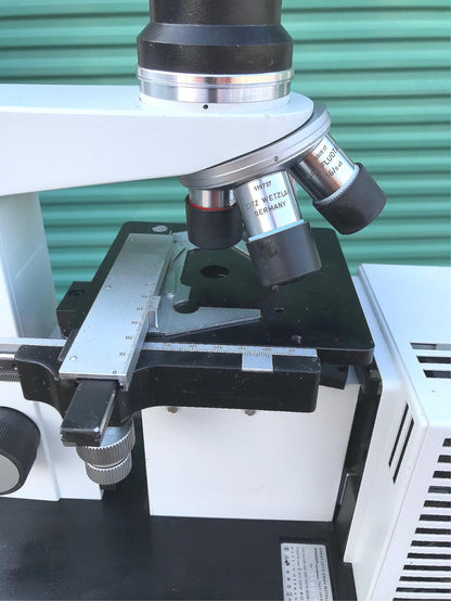 COMPLETE LEITZ® Neo-PROMAR PROJECTION MICROSCOPE WORKS GREAT WATCHVIDEO FREESHIP