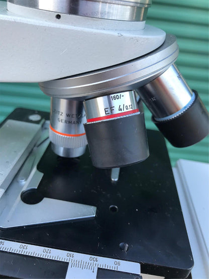 COMPLETE LEITZ® Neo-PROMAR PROJECTION MICROSCOPE WORKS GREAT WATCHVIDEO FREESHIP