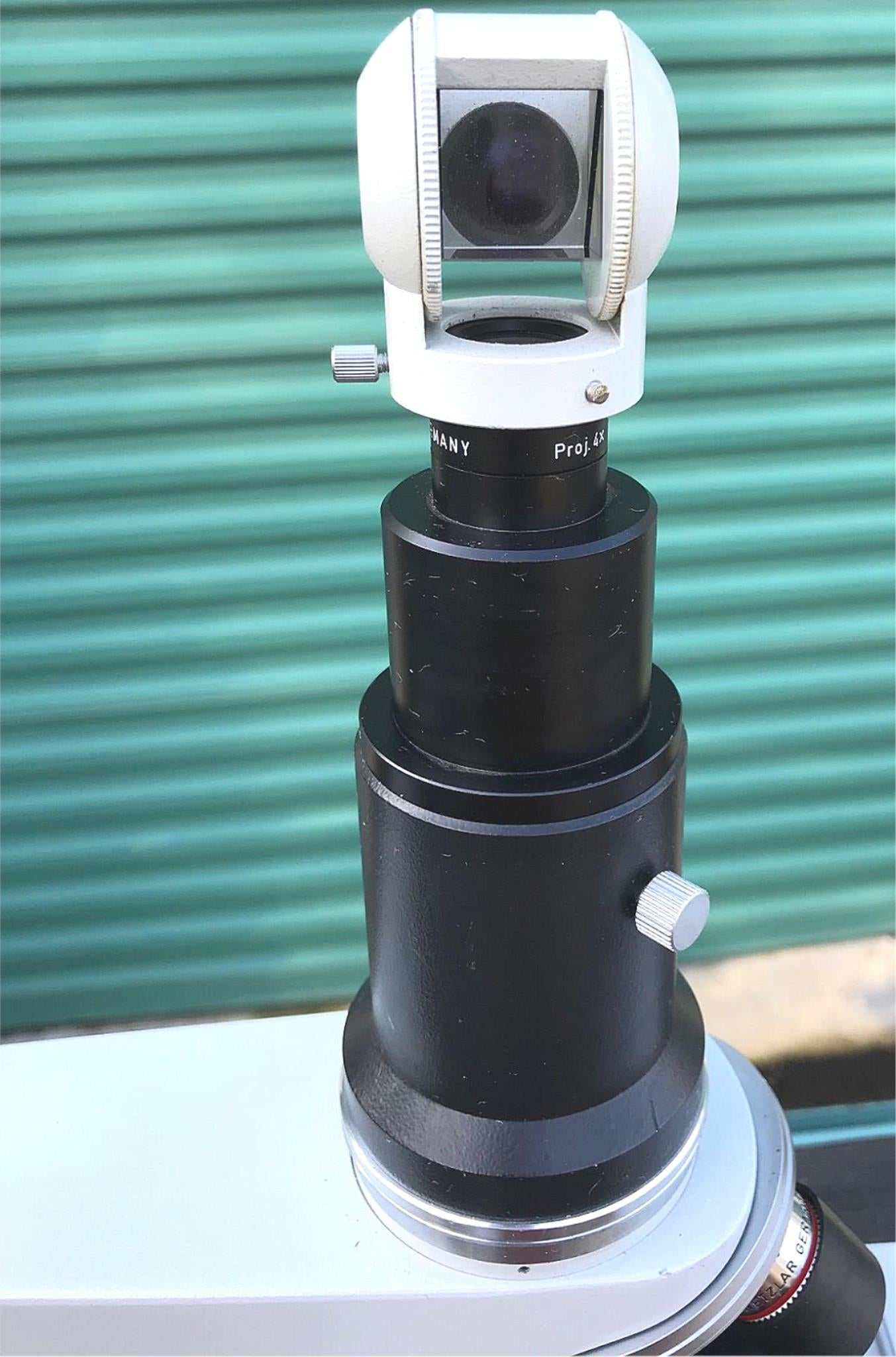 COMPLETE LEITZ® Neo-PROMAR PROJECTION MICROSCOPE WORKS GREAT WATCHVIDEO FREESHIP