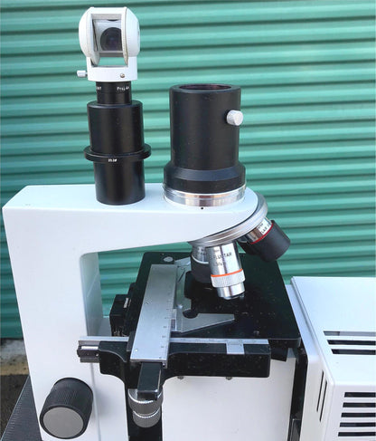 COMPLETE LEITZ® Neo-PROMAR PROJECTION MICROSCOPE WORKS GREAT WATCHVIDEO FREESHIP