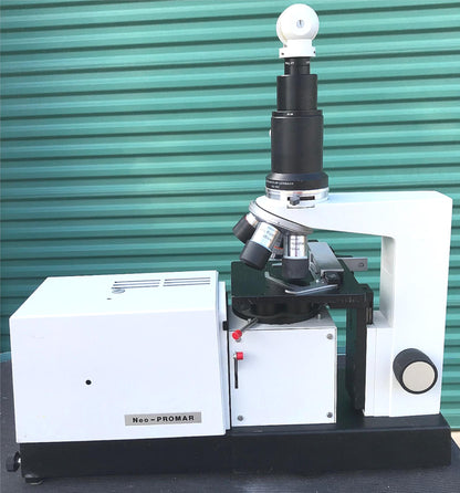 COMPLETE LEITZ® Neo-PROMAR PROJECTION MICROSCOPE WORKS GREAT WATCHVIDEO FREESHIP