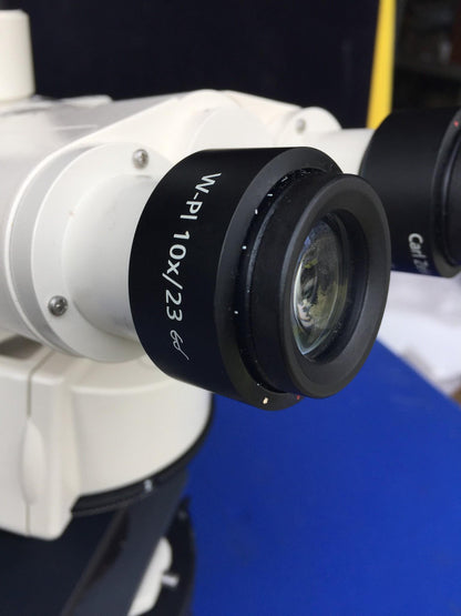 ZEISS AXIOSKOP-2 MICROSCOPE 3 OBJECTIVES & LIGHT SOURCE FREESHIP