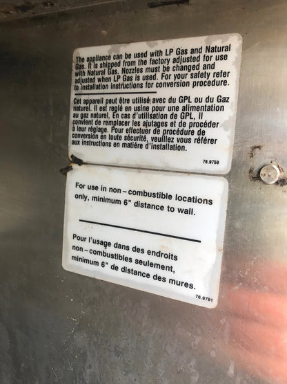 ELECTROLUX THERMALINE S90 HEAVY DUTY FULLMODULE RESTAURANT CHAR BROILER FREESHIP