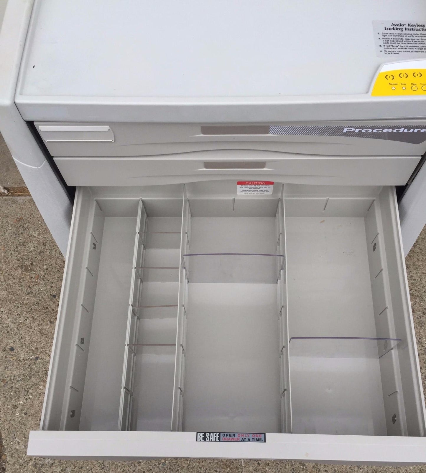 AVALO KEYLESS ARTROMICK MEDICATION HOSPITAL CLINIC ANESTHESIA PROGRAMMABLE CART