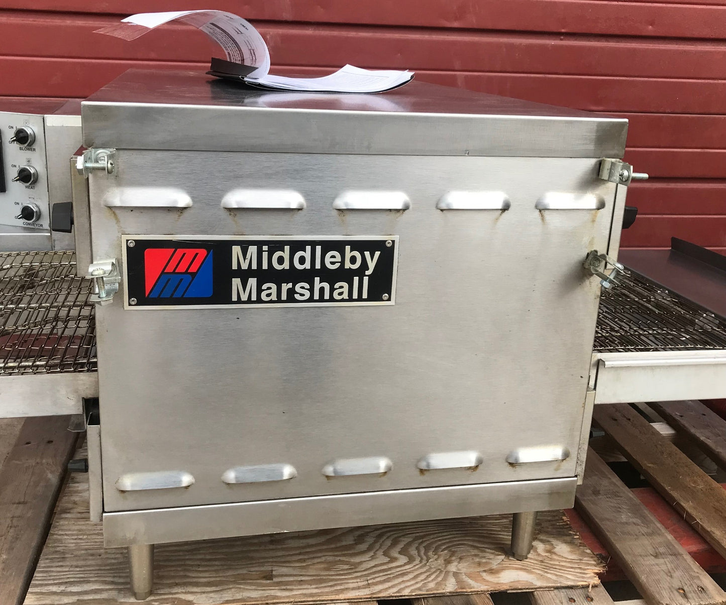 MIDDLEBY MARSHALL PS520 ELECTRI CONVEYOR PIZZA CONTERTOP OVEN WATCHVIDEOFREESHIP