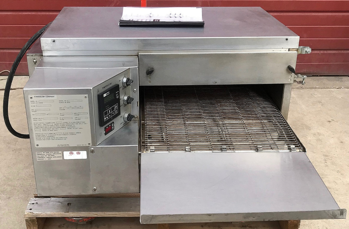 MIDDLEBY MARSHALL PS520 ELECTRI CONVEYOR PIZZA CONTERTOP OVEN WATCHVIDEOFREESHIP