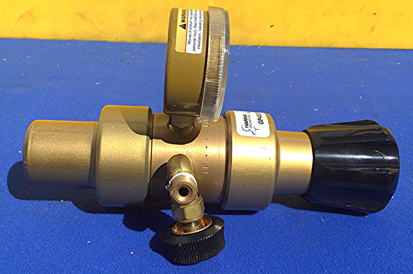 HARRIS GP 402-50-580 GENERAL PURPOSE DUAL STAGE BRASS REGULATOR FREE SHIPPING