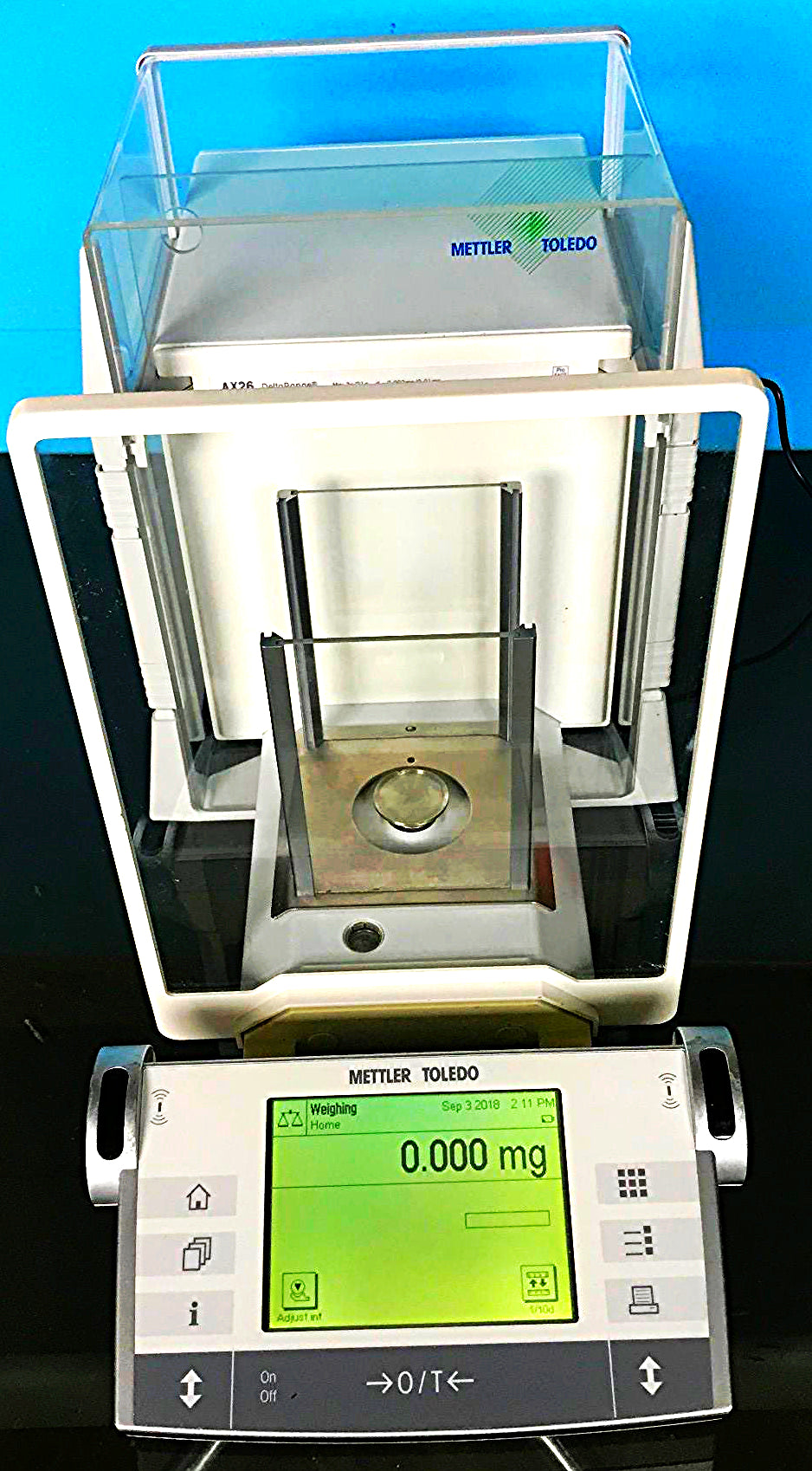 AX-26 DELTA RANGE BALANCE METTLER TOLEDO 3/21g 0.002/0.01mg WATCH VIDEO FREESHIP