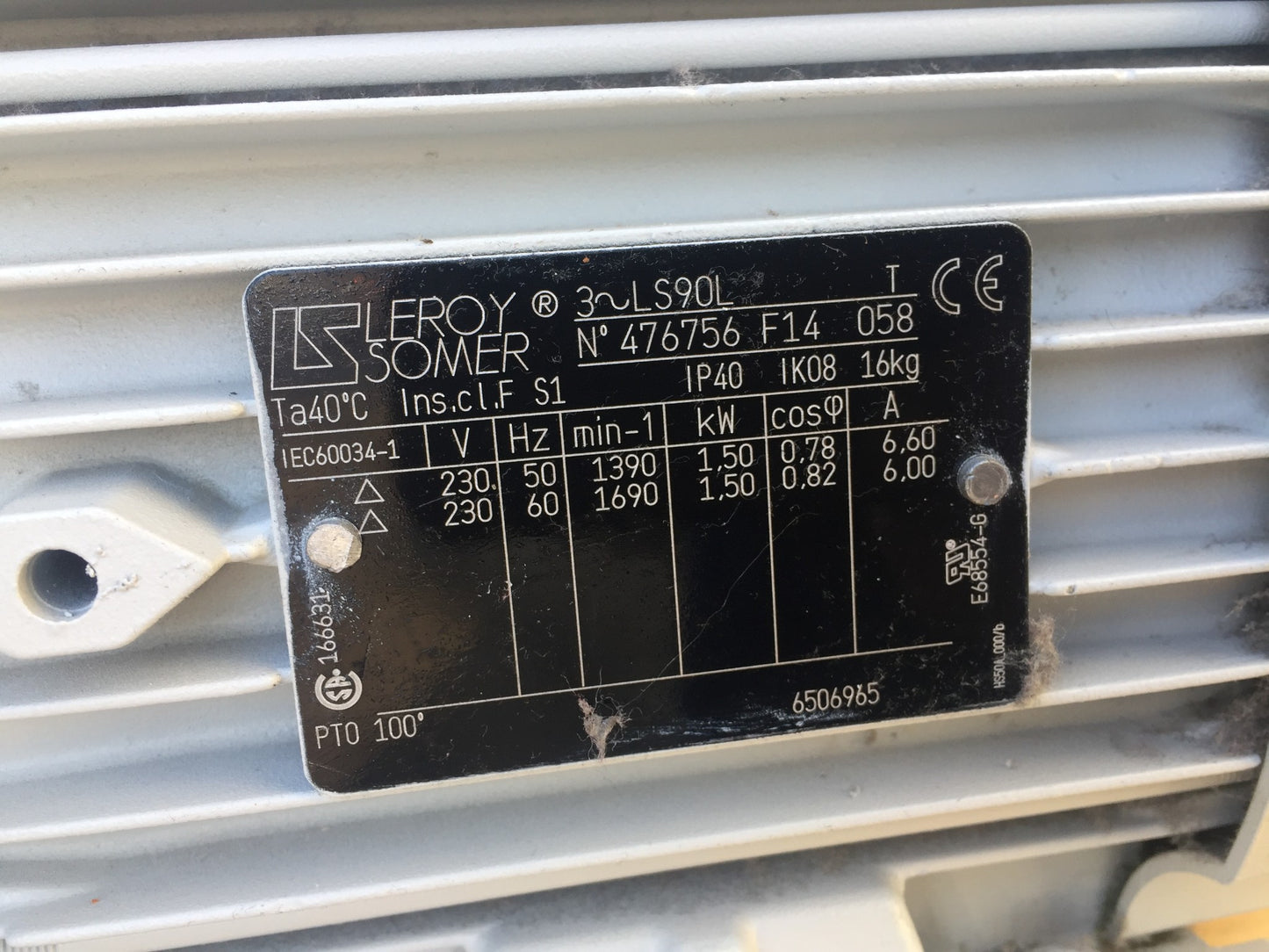 SOGEVAC SV 40/65 BIFC SV40B SV65B SV100 LEROY SOMER VANE VACUUM PUMP FREE SHIP