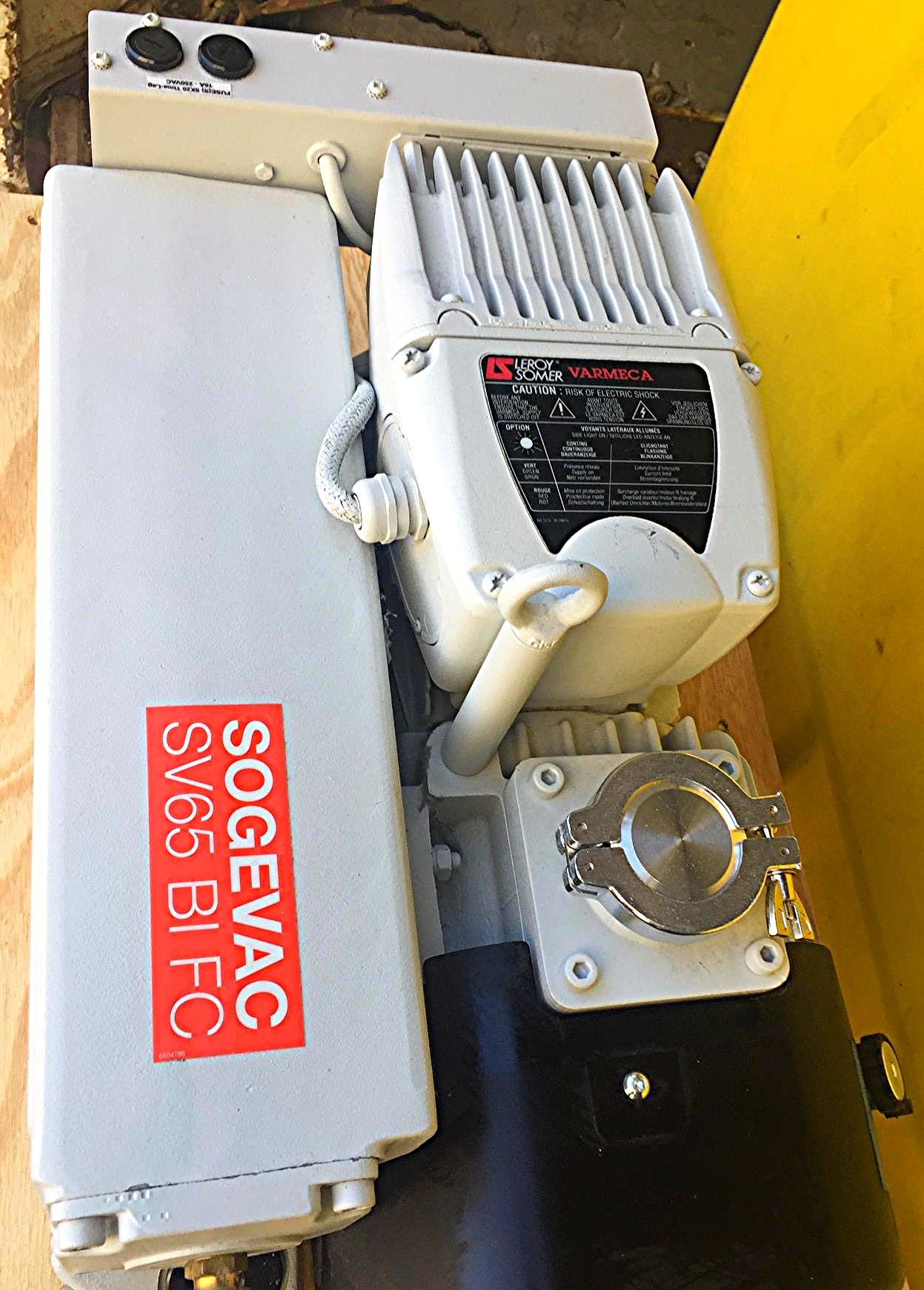 SOGEVAC SV 40/65 BIFC SV40B SV65B SV100 LEROY SOMER VANE VACUUM PUMP FREE SHIP