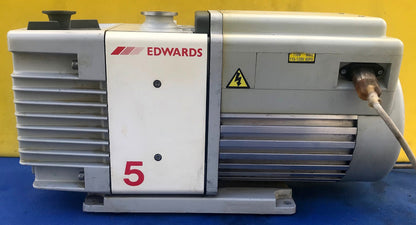 EDWARDS RV5 ROTARY VANE VACUUM PUMP WATCH VIDEO FREE SHIPPING