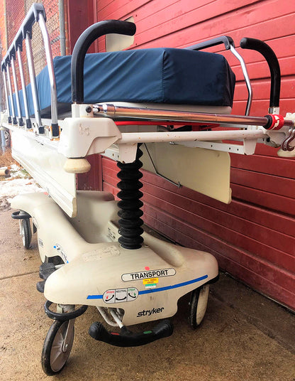 STRYKER 721 BIG WHEEL PAD GLIDEAW HOSPITAL EMERGENCY GURNEY BED STRETCHER CLINIC