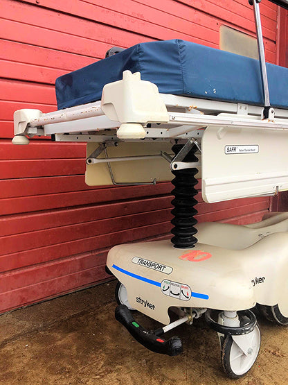 STRYKER 721 BIG WHEEL PAD GLIDEAW HOSPITAL EMERGENCY GURNEY BED STRETCHER CLINIC