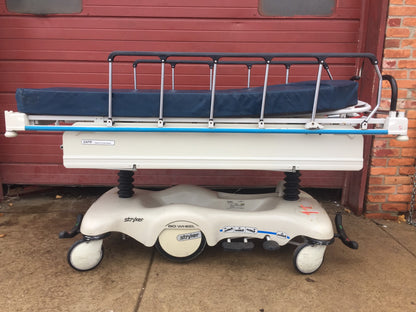STRYKER 721 BIG WHEEL PAD GLIDEAW HOSPITAL EMERGENCY GURNEY BED STRETCHER CLINIC