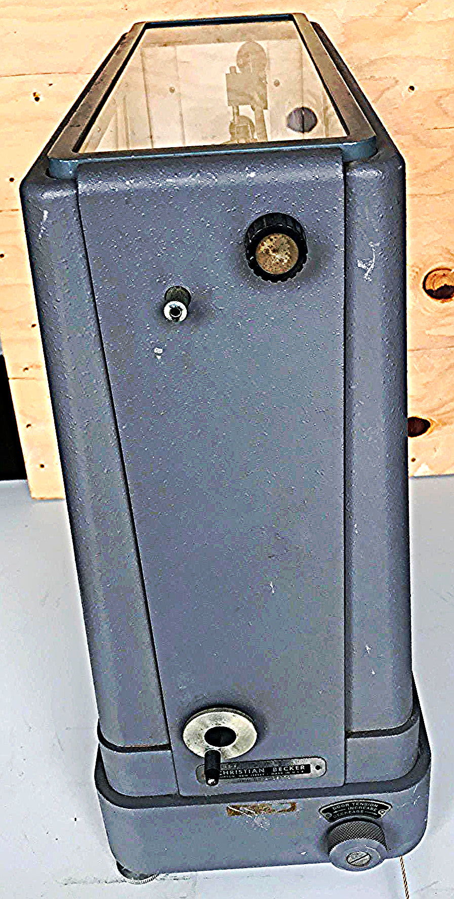 VINTAGE CHRISTIAN BECKER ENCLOSED 200 g APOTHECARY CHAINOMATIC BALANCE FREE SHIP