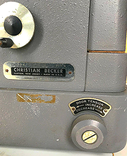 VINTAGE CHRISTIAN BECKER ENCLOSED 200 g APOTHECARY CHAINOMATIC BALANCE FREE SHIP