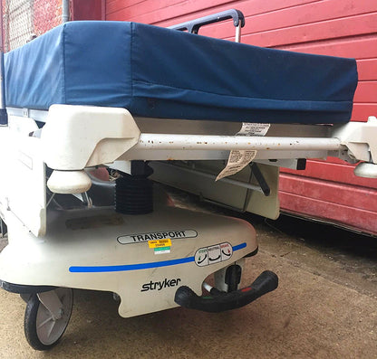 STRYKER 721 BIG WHEEL PAD GLIDEAW HOSPITAL EMERGENCY GURNEY BED STRETCHER CLINIC