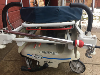 STRYKER 721 BIG WHEEL PAD GLIDEAW HOSPITAL EMERGENCY GURNEY BED STRETCHER CLINIC