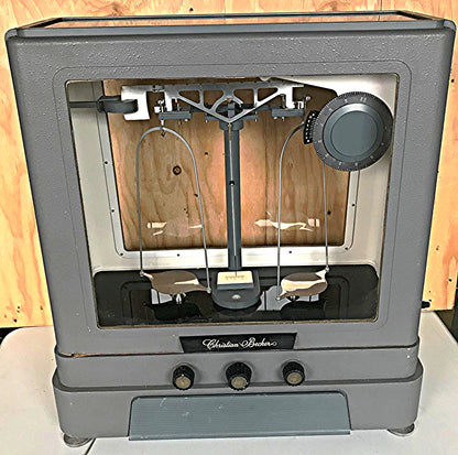 VINTAGE CHRISTIAN BECKER ENCLOSED 200 g APOTHECARY CHAINOMATIC BALANCE FREE SHIP